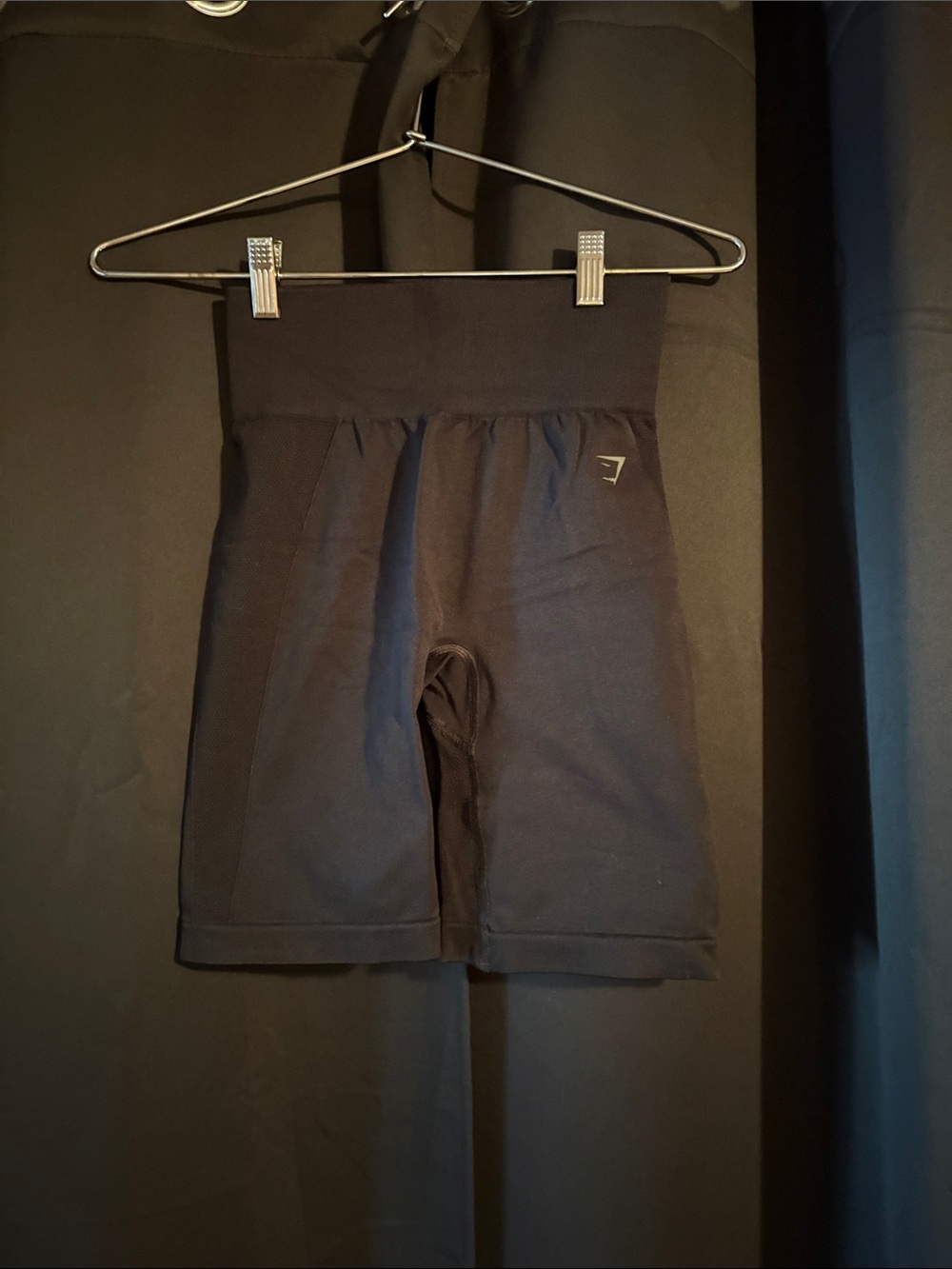 Gymshark Black High-Waist Seamless Biker Shorts